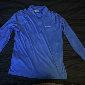 It is a Columbia PFG half zips up sweat shirt.